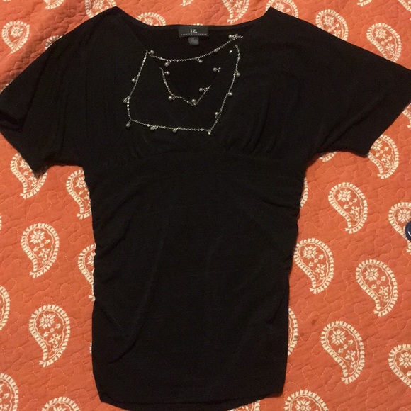 Iz Byer Tops - S black dress shirt